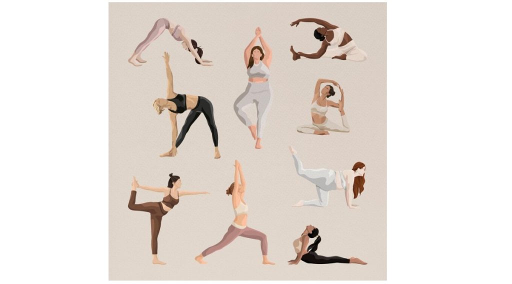 Imagem ilustrativa da prática do Yoga Imagem ilustrativa da prática do Yoga